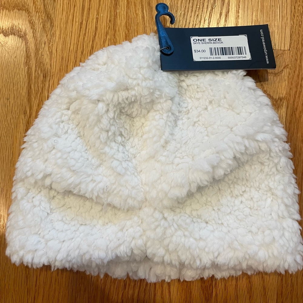 White Soft Fuzzy Hat
